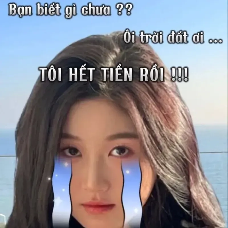 hết tiền meme bịp