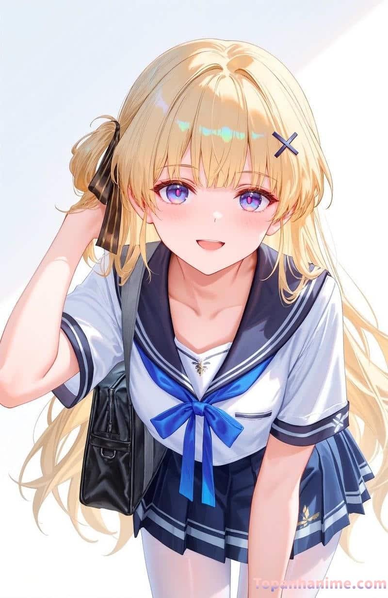 hình anime tóc vàng
