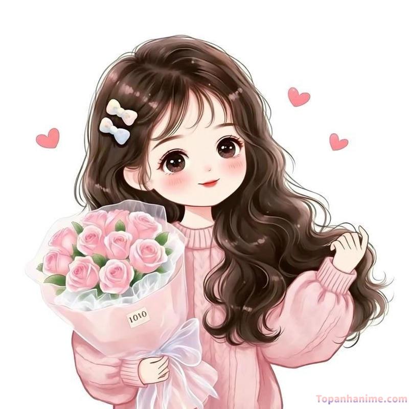 hình chibi cô gái xinhh