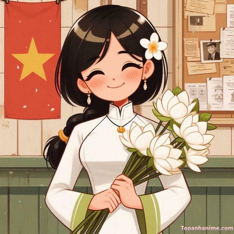 hình cô giáo chibi