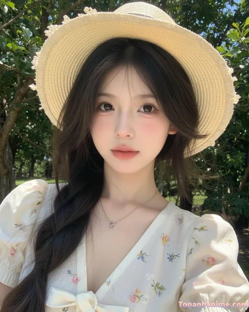 nu sinh toc dai dang yeu