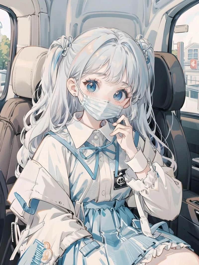 Ảnh cô gái hoạt hình sắc nét