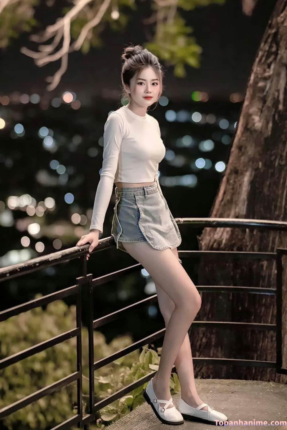 Ảnh cô gái mặc quần