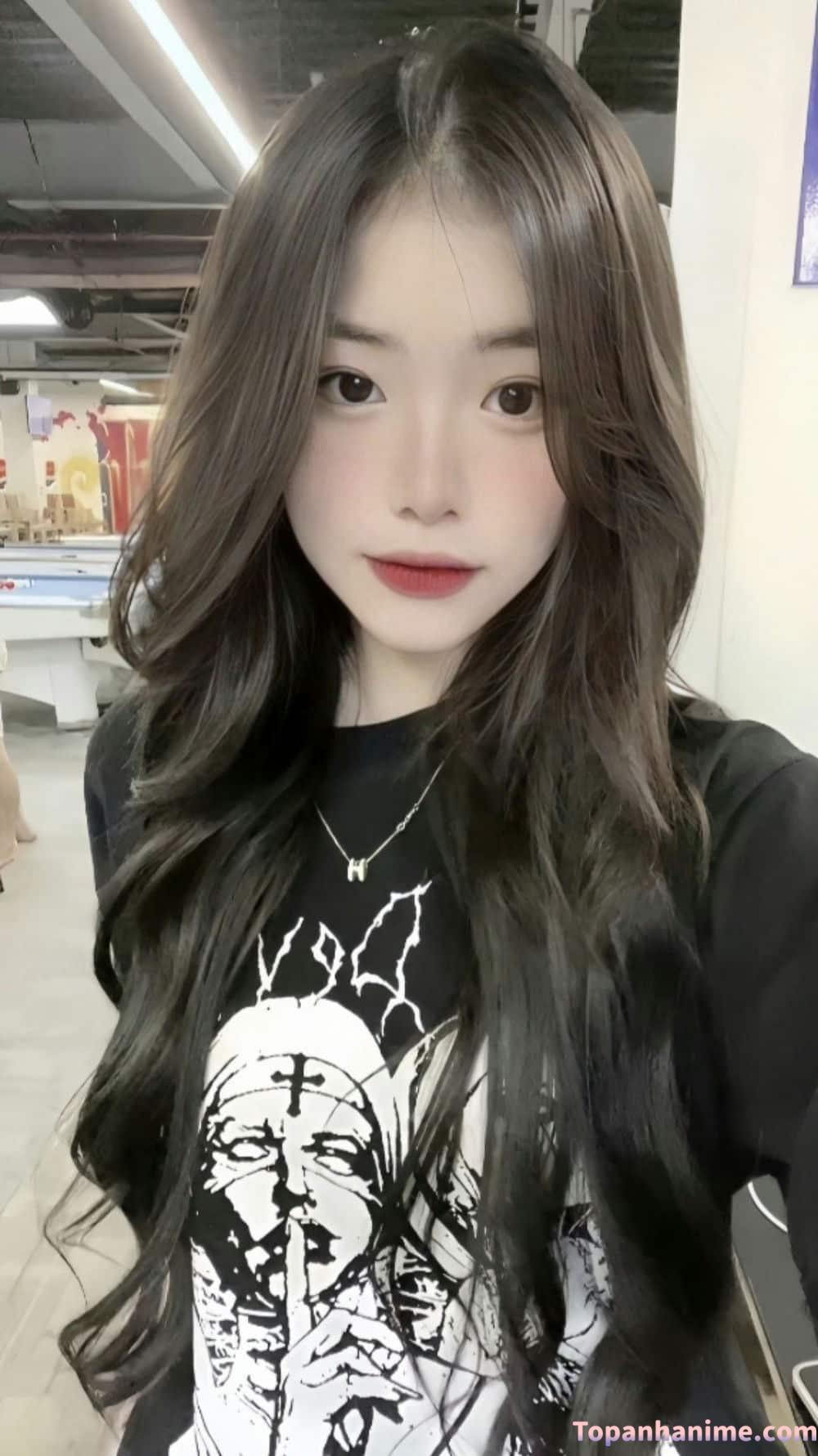 Ảnh gái xinh tóc dài