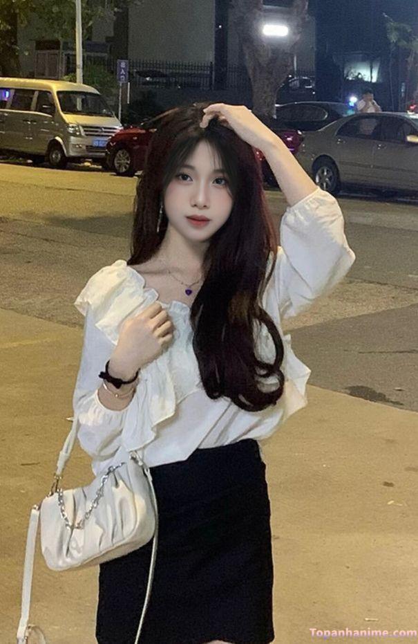 Ảnh gái xinh tóc dài mượt