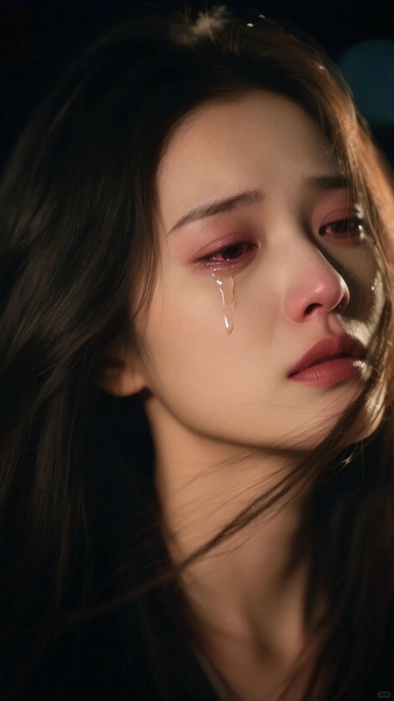 Bộ ảnh con gái rơi nước mắt