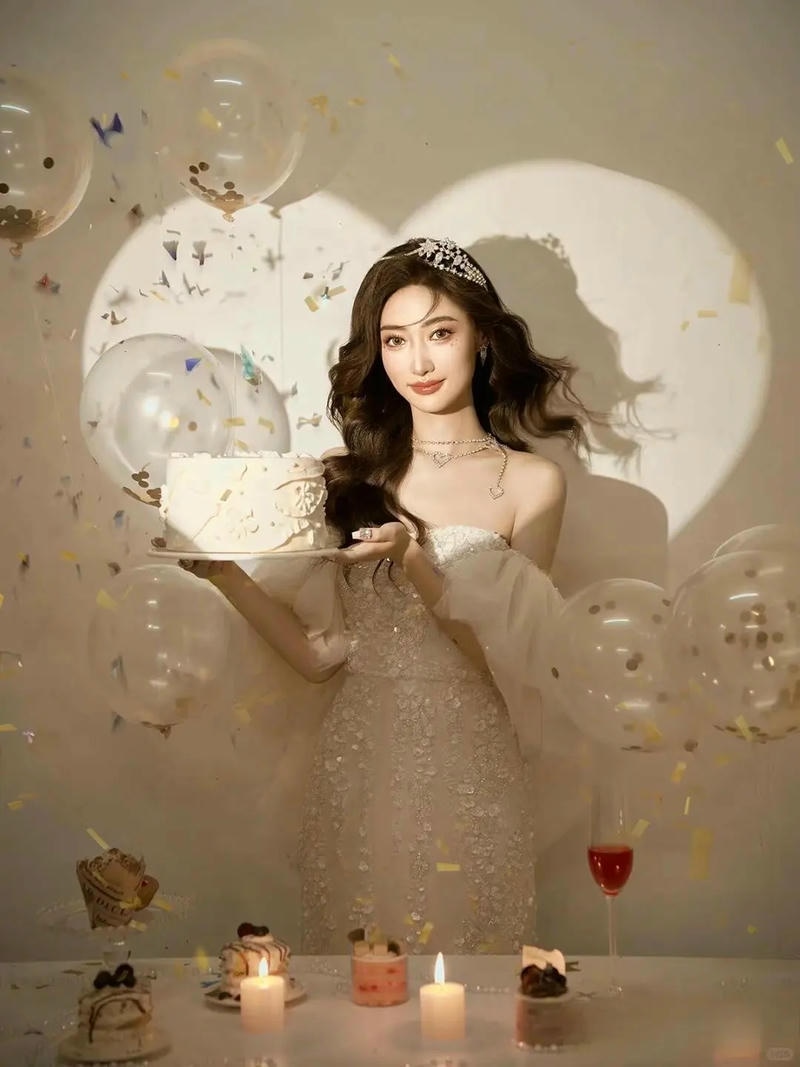 Hình ảnh gái xinh chúc mừng sinh nhật giản dị nhưng tinh tế