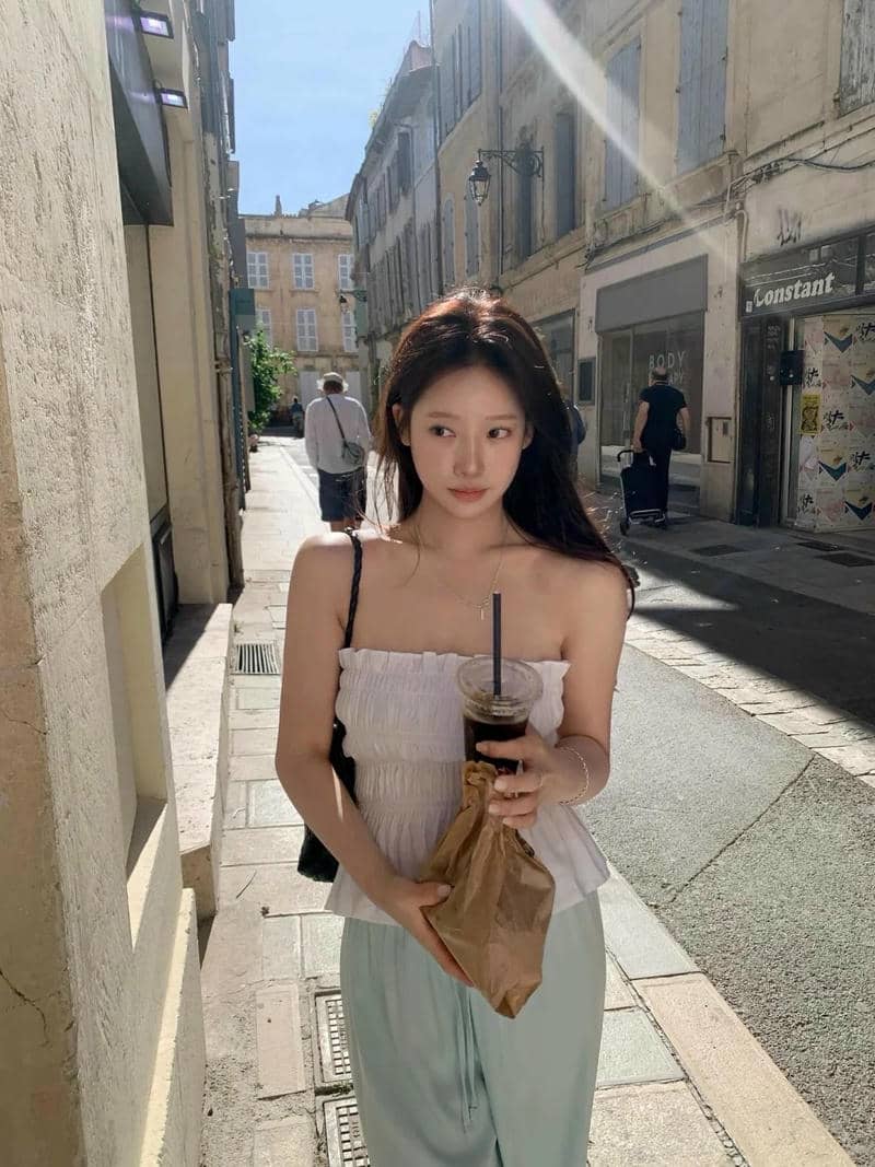 Hình ảnh gái xinh hàn quốc khoảnh khắc đời thường