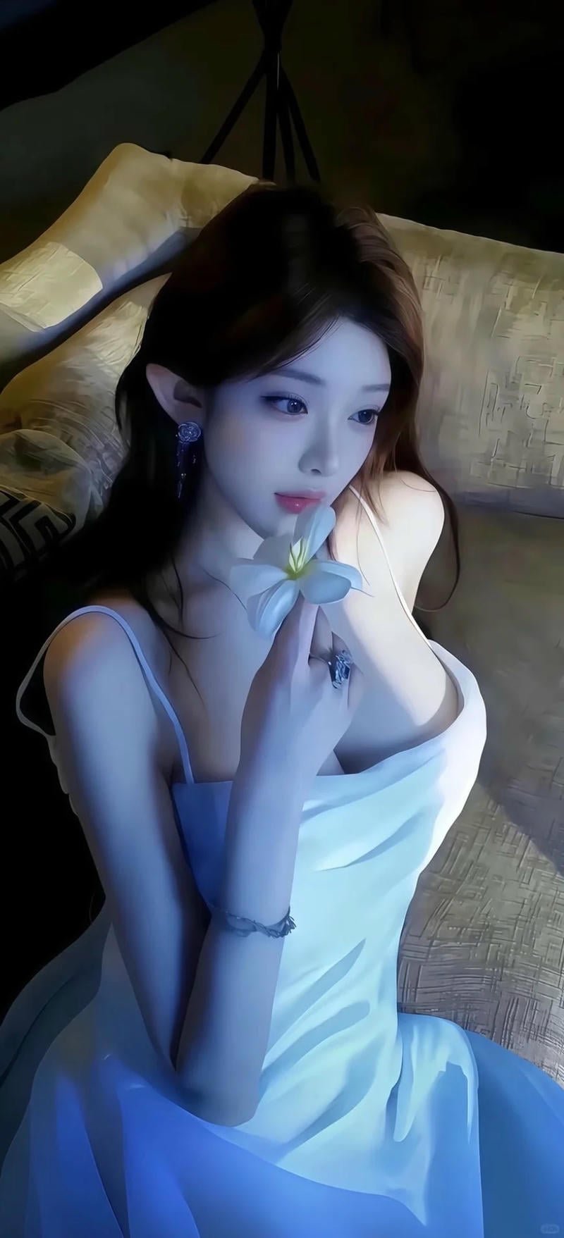 Hình avatar girl xinh 4k cho điện thoại iphone