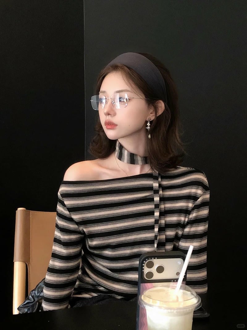 Hình gái xinh tóc ngang vai 2k3 nhẹ nhàng tinh tế