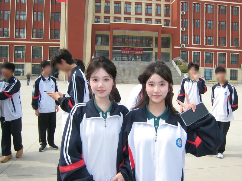 Loạt hình ảnh gái học sinh thân thiện