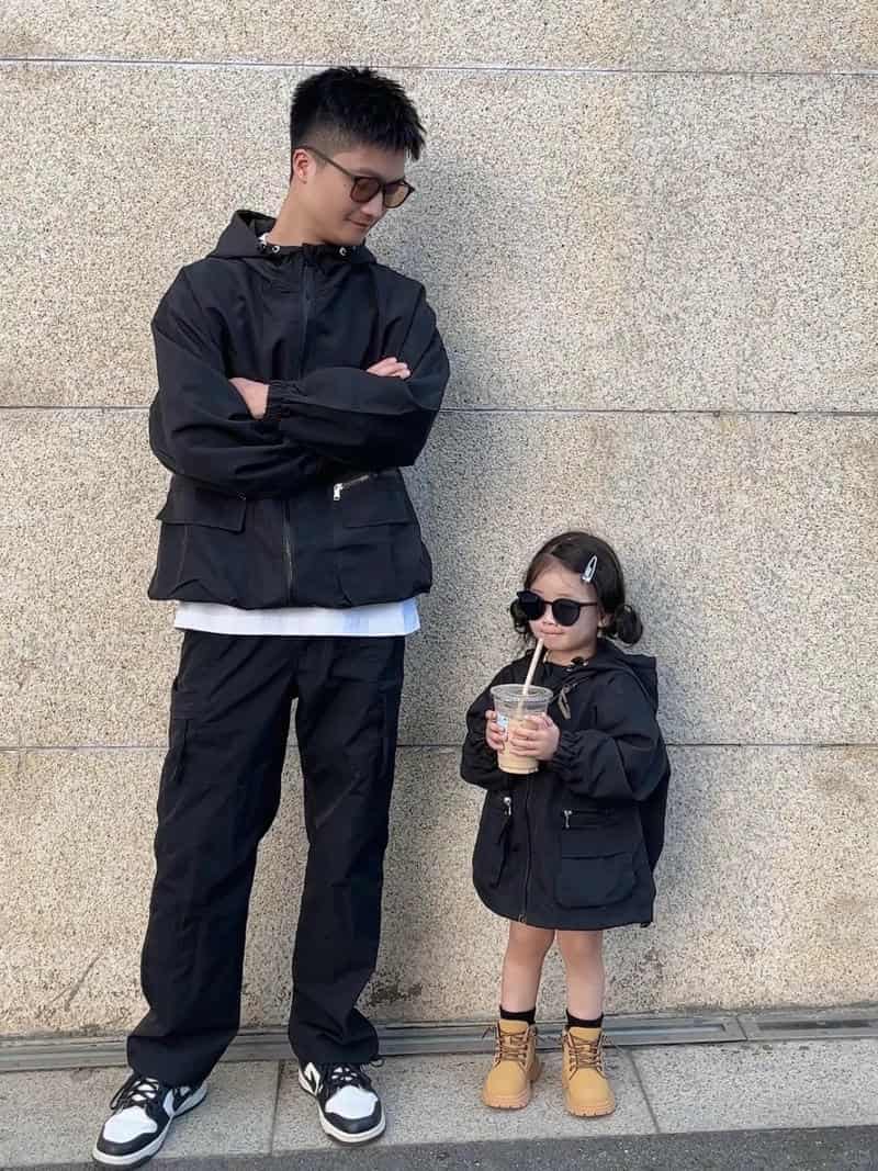 Ngắm hình cha và con gái đẹp tự nhiên