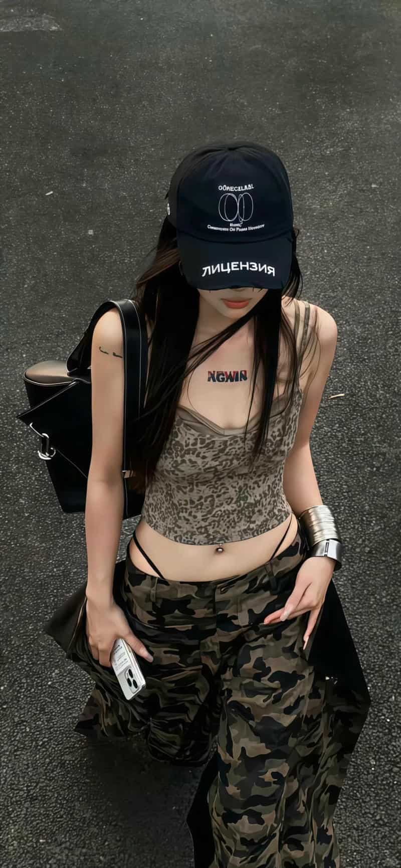 Ngắm hình gái xinh ngầu vẻ mạnh mẽ