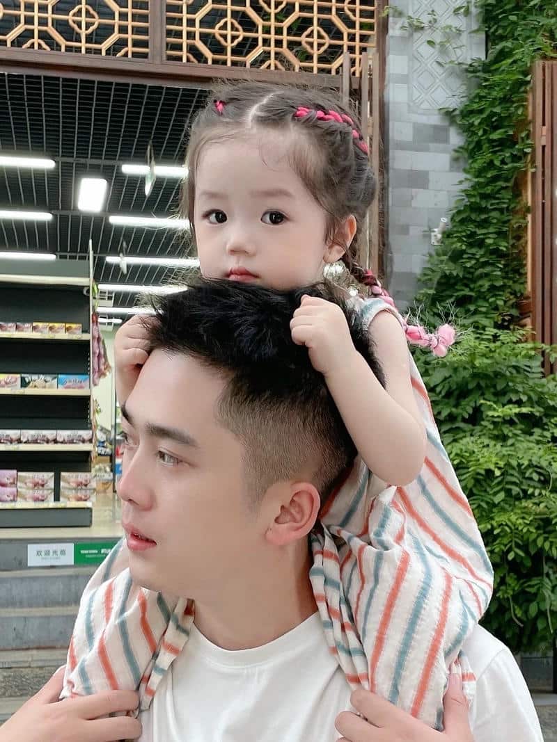 Tải ảnh cha và con gái đáng yêu