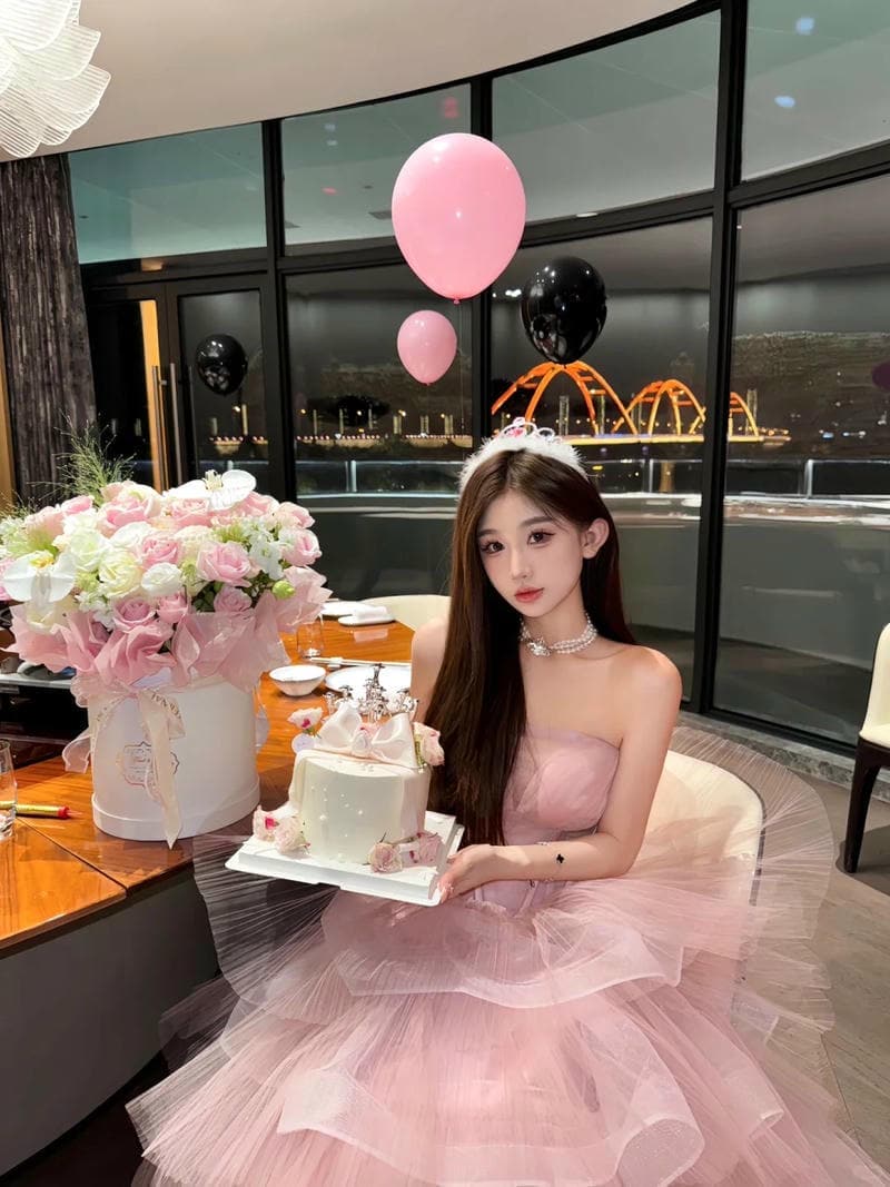 Tải ảnh gái xinh chúc mừng sinh nhật ngọt ngào