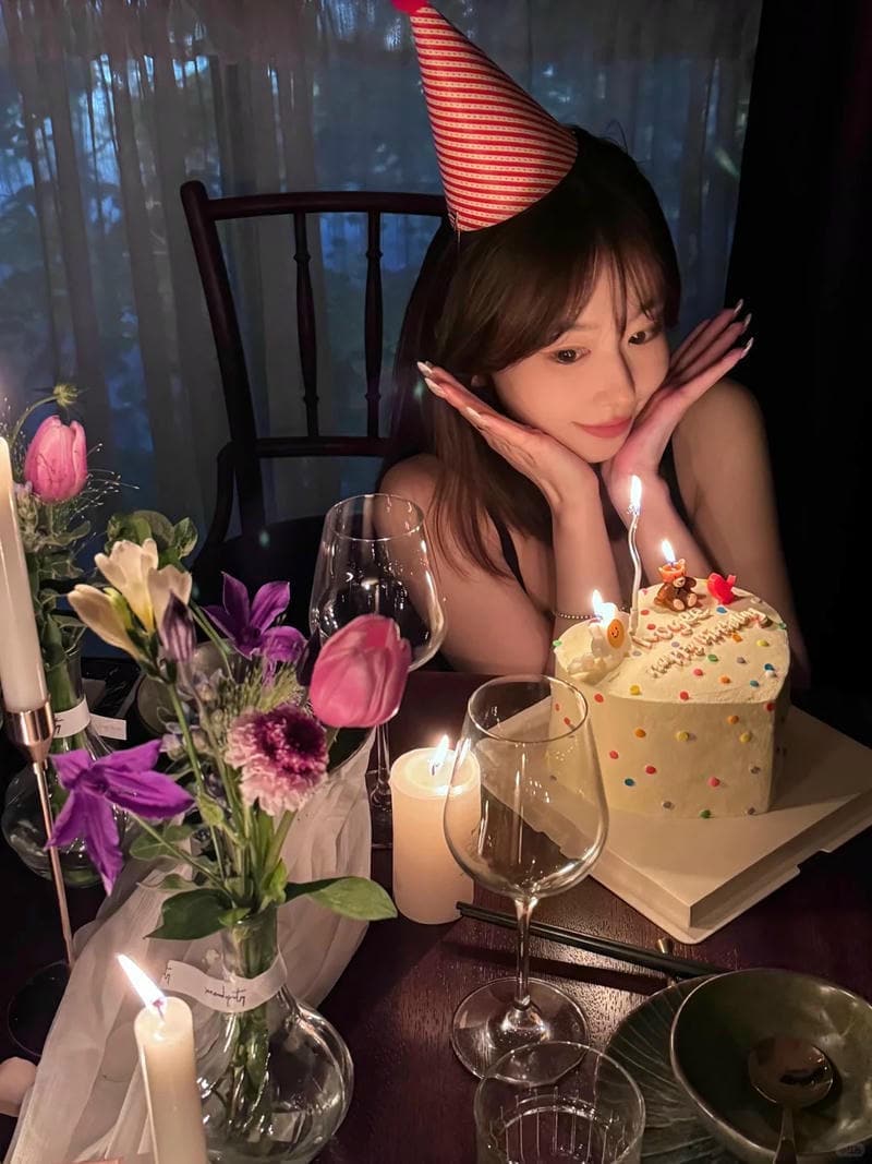 Tải hình gái xinh chúc mừng sinh nhật
