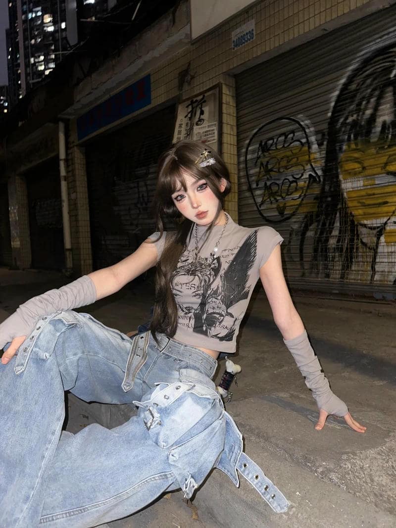 Tải hình gái xinh ngầu thần thái đường phố