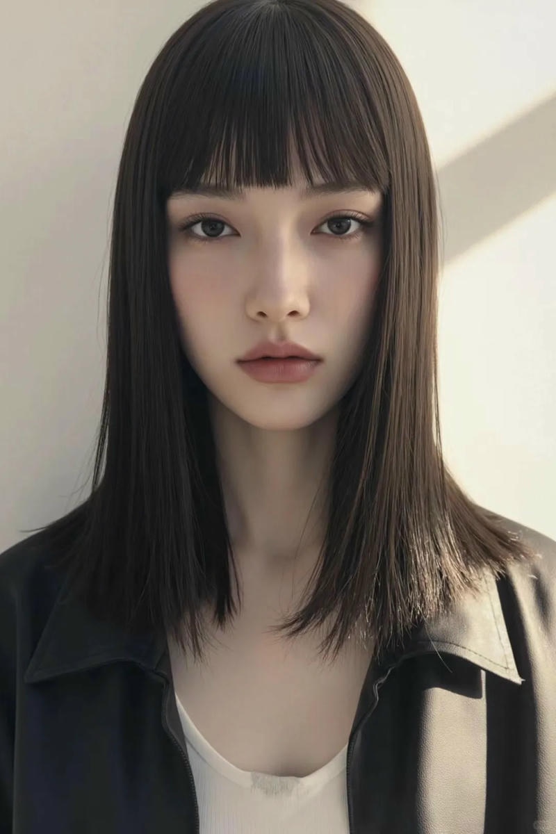 Xem ảnh gái xinh tóc ngang vai 2k3 cá tính