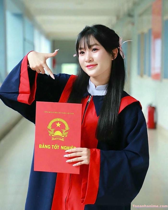 ảnh gái lớp 9 cười tươi