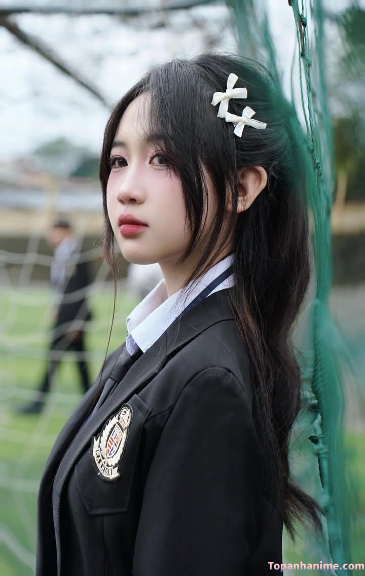 ảnh gái lớp 9 rạng rỡ