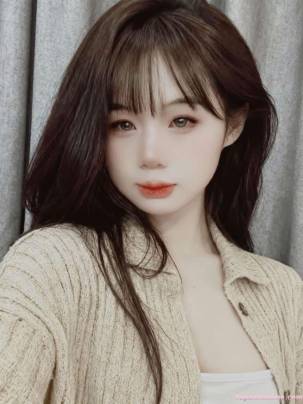 ảnh gái xinh tóc dài