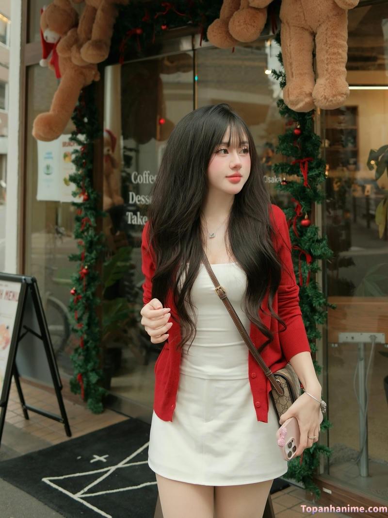 ảnh gái xinh tóc dài đẹp