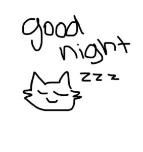 ảnh meme chúc ngủ ngon vẽ