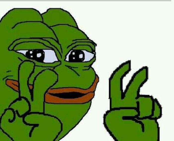 ảnh meme cười nham hiểm ếch chế