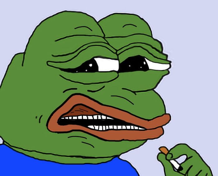 ảnh meme cười nham hiểm ếch xanh hài hước