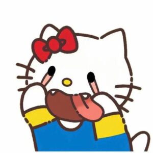 ảnh meme hello kitty bựa dọa