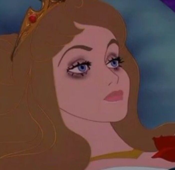 ảnh meme mất ngủ công chúa