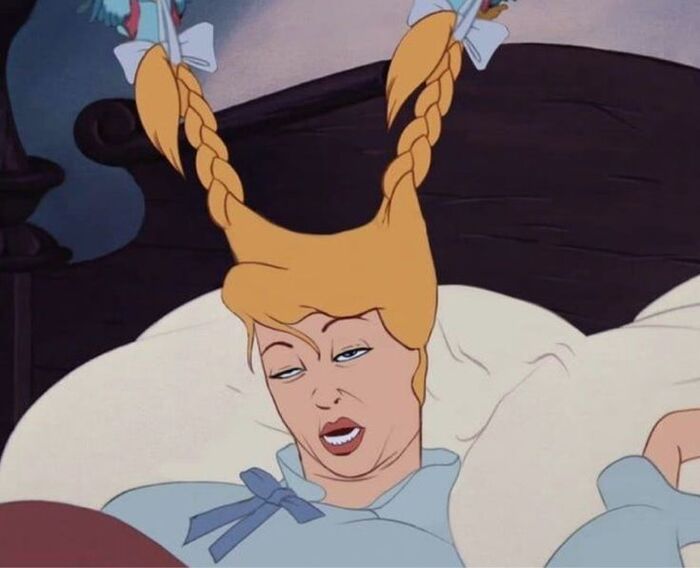 ảnh meme mới ngủ dậy hoạt hình