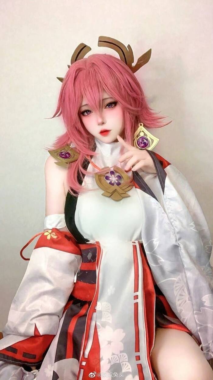 ảnh yae miko cosplay hot