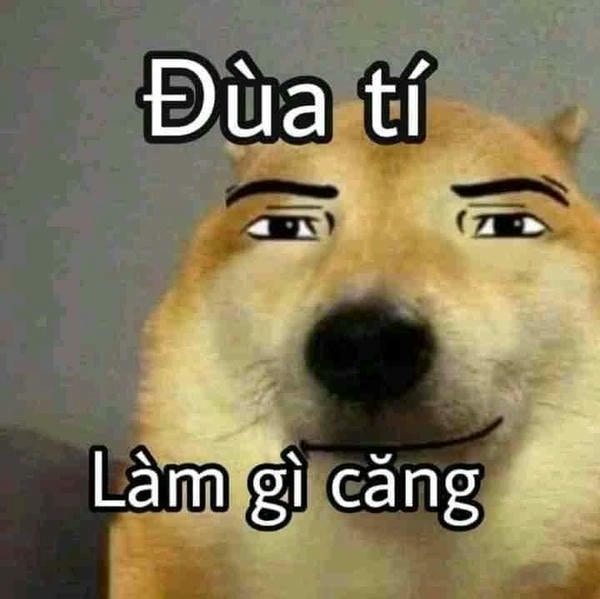 đùa tý làm gì căng