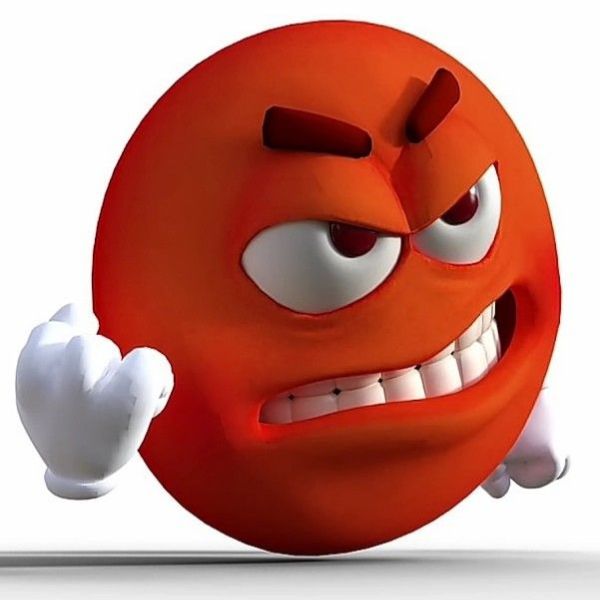 emoji meme đỏ người