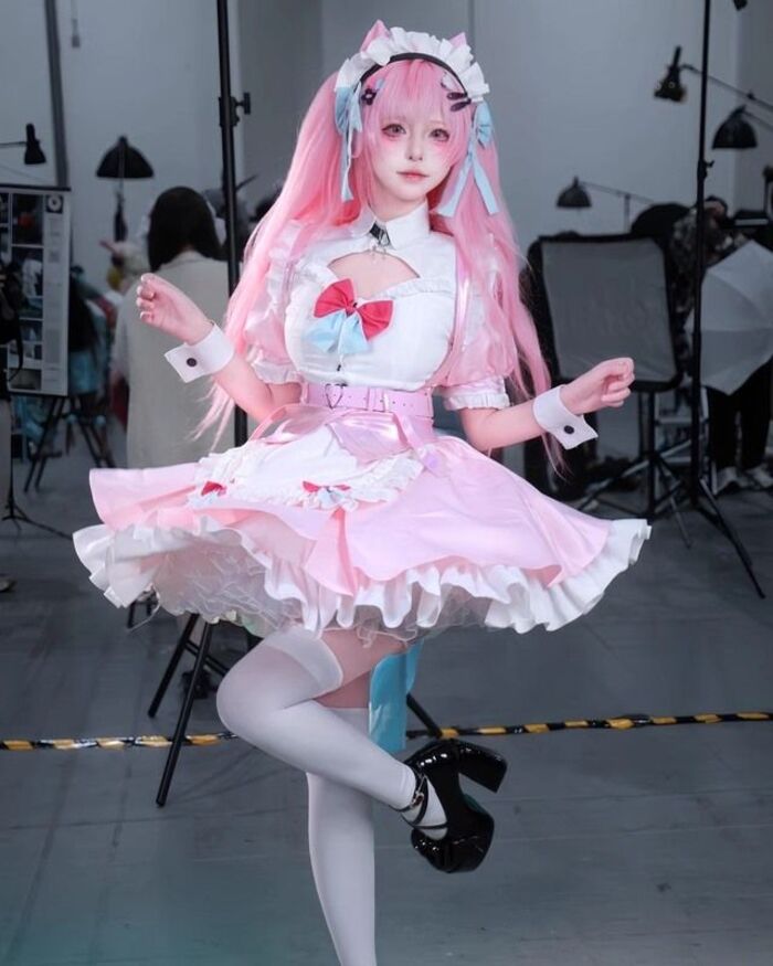 gái xinh cosplay 3d