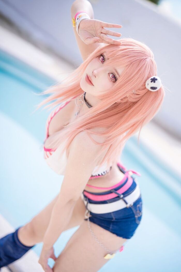 gái xinh cosplay mặc bikini xinh 3k full