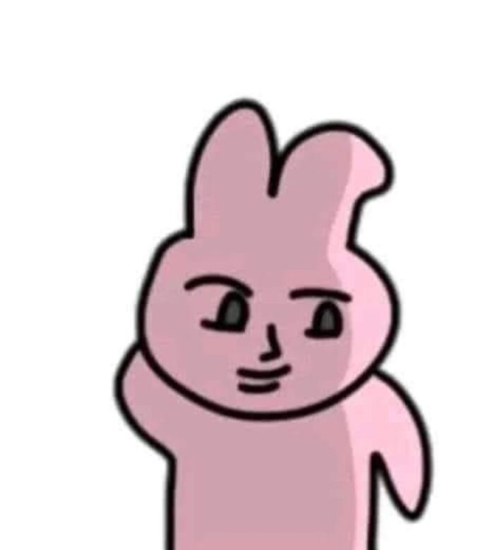 hình ảnh meme gãi đầu thỏ