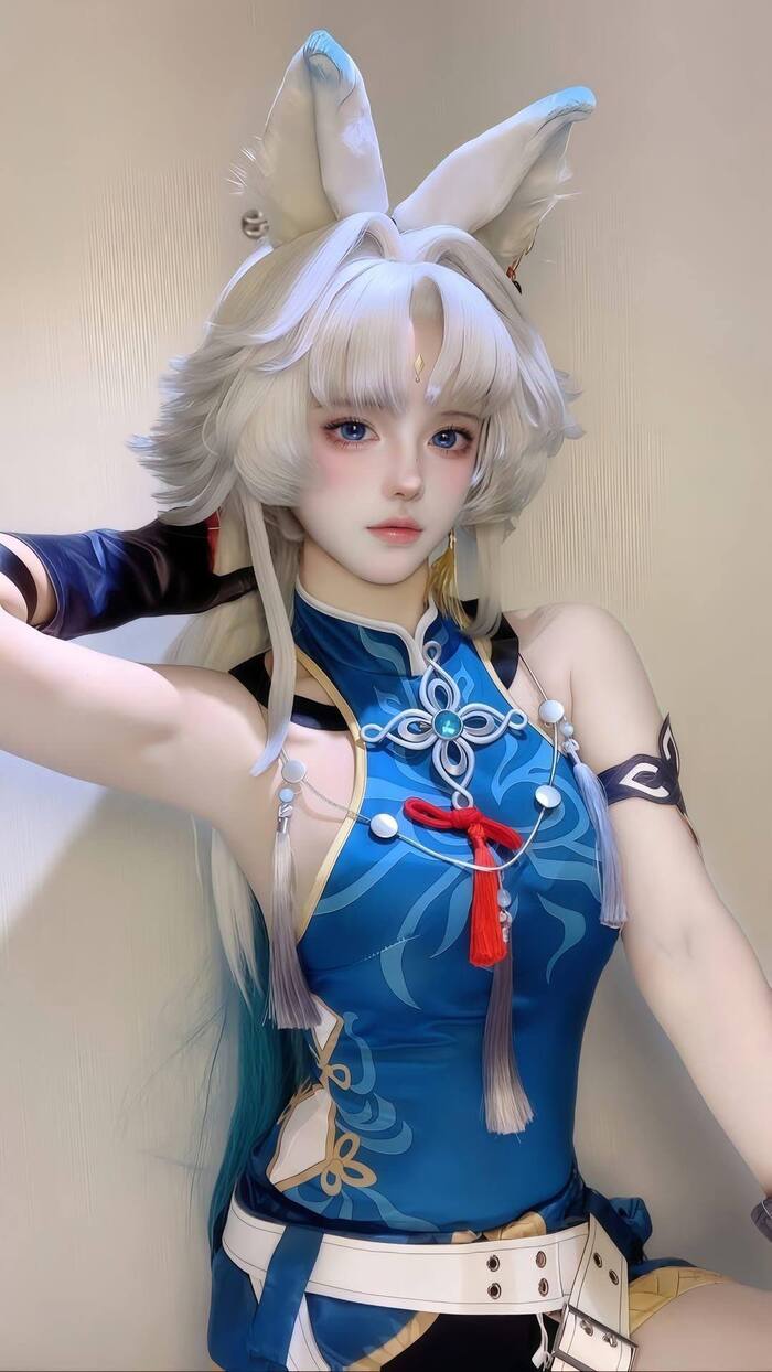 hình cosplay mèo siêu xinh hd