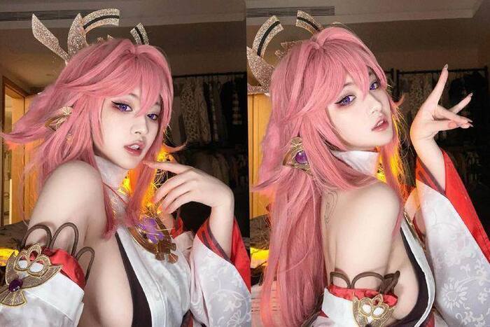 hình yae miko cosplay cute nhất