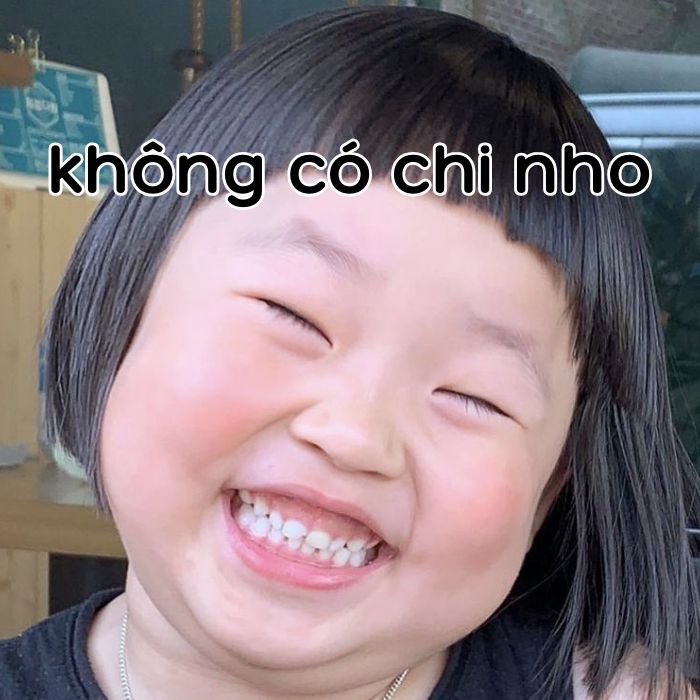 không có chi meme bé