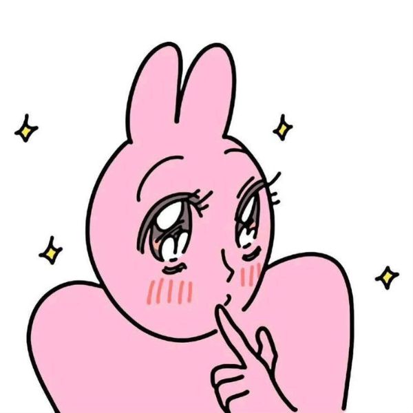 meme ngại thỏ hồng