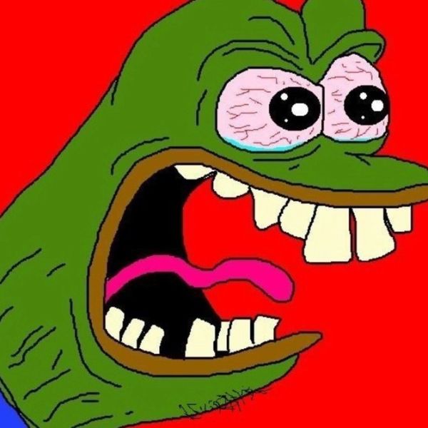 meme tức giận ếch xanh