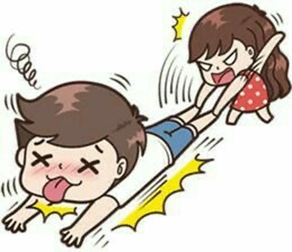 meme vô tri quật nhau