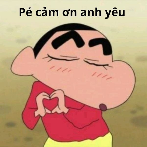 pé cảm ơn anh yêu ạ
