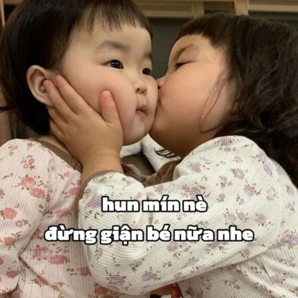 thơm cái xin lỗi