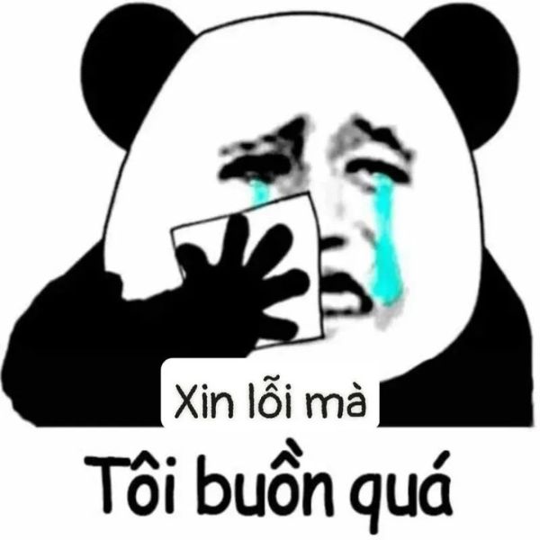 xin lỗi mà tôi buồn quá