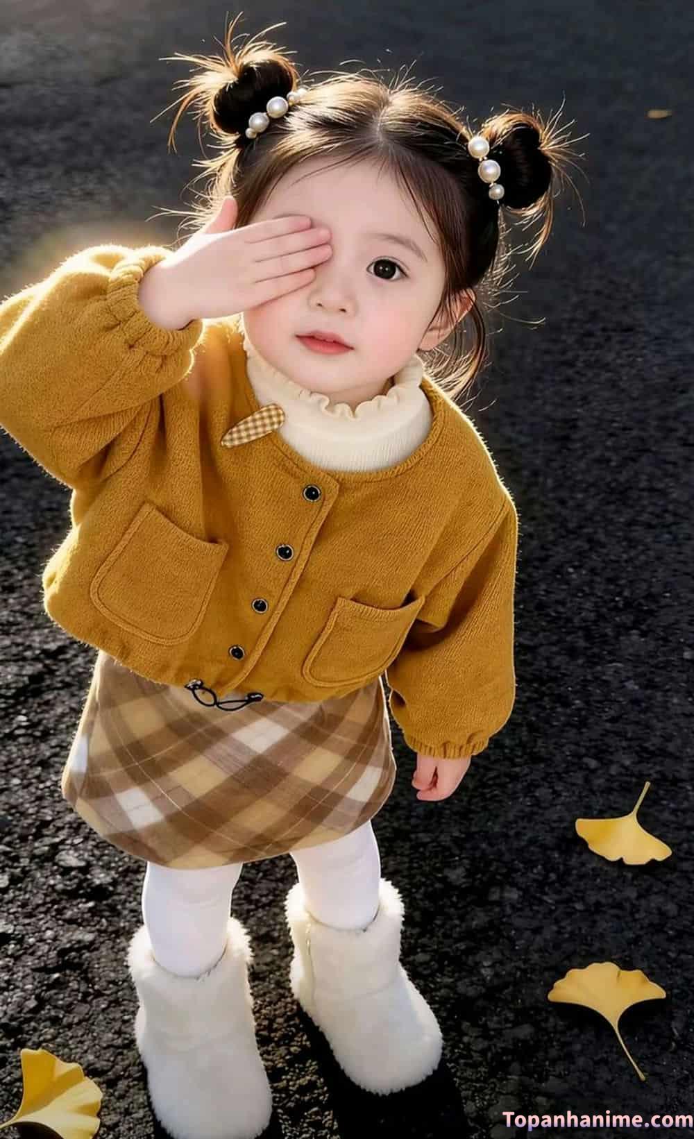 Ảnh bé gái ngoài trời