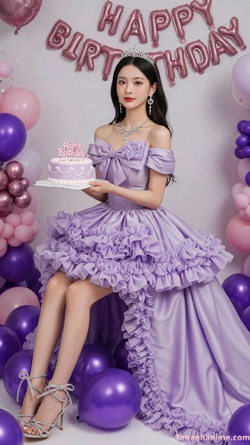 Ảnh gái xinh sinh nhật đáng