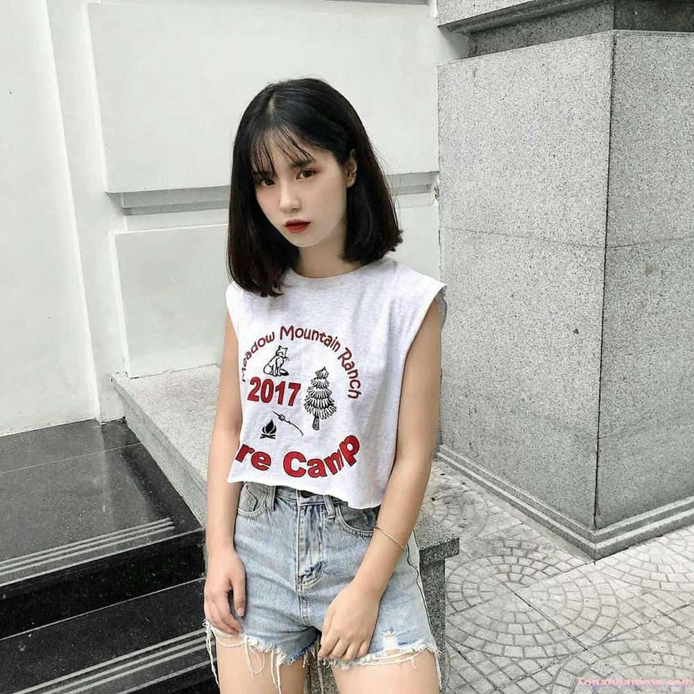 Ảnh gái xinh tóc 2k3